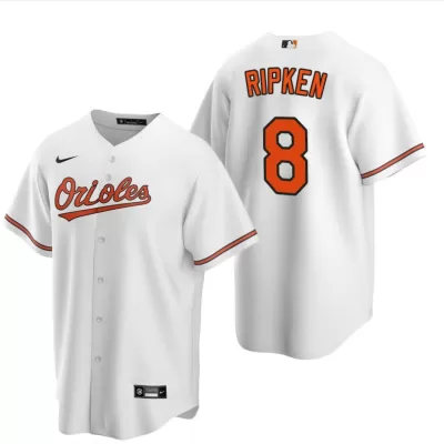 Men's Baltimore Orioles Cal Ripken #8 Nike White Home 2020 Replica Jersey - jerzelite