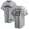 Men's Houston Astros José Altuve #27 Nike Gray Road Home 2020 Replica Jersey - jerzelite