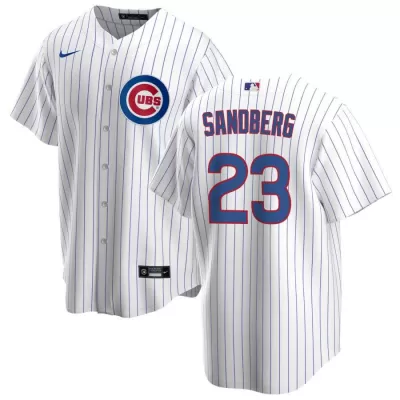 Men's Chicago Cubs Ryne Sandberg #23 Nike White Home Player Jersey - jerzelite