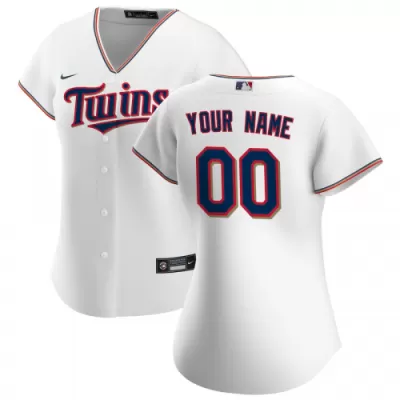 Women's Minnesota Twins Nike White 2020 Home Replica Custom Jersey - jerzelite