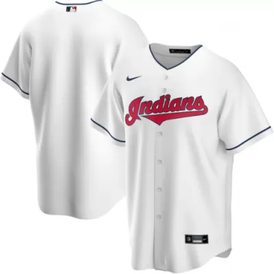 Men's Cleveland Indians Nike White Home 2020 Replica Jersey - jerzelite