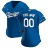 Women's Los Angeles Dodgers Nike Royal 2020 World Series Champions Alternate Replica Custom Jersey - jerzelite