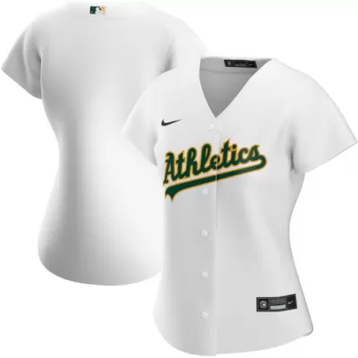 Women's Oakland Athletics Nike White 2020 Home Replica Jersey - jerzelite