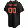 Men's San Francisco Giants Nike Black Alternate 2020 Replica Custom Jersey - jerzelite