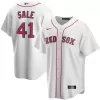 Men's Boston Red Sox Chris Sale  #41 Nike White Alternate 2020 Replica Jersey - jerzelite