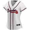 Women's Atlanta Braves Nike White 2020 Home Replica Custom Jersey - jerzelite