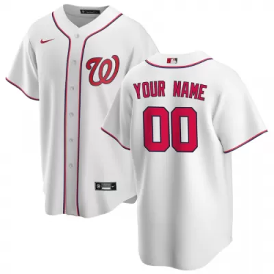 Men's Washington Nationals Nike White Home 2020 Replica Custom Jersey - jerzelite