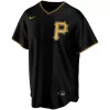 Men's Pittsburgh Pirates Nike Black Alternate 2020 Replica Custom Jersey - jerzelite