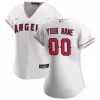 Women's Los Angeles Angels Nike White 2020 Home Replica Custom Jersey - jerzelite