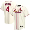 Men's St. Louis Cardinals Yadier Molina #4 Nike Cream Alternate 2020 Replica Jersey - jerzelite