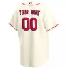 Men's St. Louis Cardinals Nike Cream Alternate 2020 Replica Custom Jersey - jerzelite