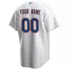 Men's New York Mets Nike White&Royal Home 2020 Replica Custom Jersey - jerzelite