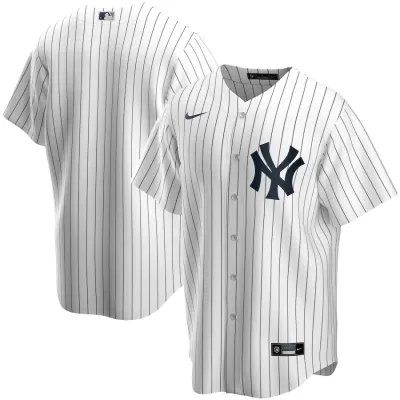 Men's New York Yankees Nike White Home 2020 Replica Jersey - jerzelite