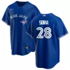 Men's Toronto Blue Jays Joakim Soria #28 Nike Royal Alternate 2020 Replica Jersey - jerzelite