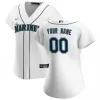 Women's Seattle Mariners Nike White 2020 Home Replica Custom Jersey - jerzelite