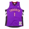 Men's Toronto Raptors Tracy McGrady #1 Mitchell & Ness Purple 99-00 Hardwood Classics Jersey - jerzelite