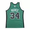 Men's Boston Celtics Paul Pierce #34 Mitchell&Ness Green 2007-08 Hardwood Classics Authentic Jersey - jerzelite