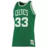 Men's Boston Celtics Larry Bird #33 Mitchell & Ness Green 1985-86 Hardwood Classics Swingman Jersey - jerzelite