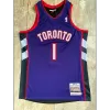 Men's Toronto Raptors Tracy McGrady #1 Mitchell & Ness Purple 99-00 Hardwood Classics Jersey - jerzelite