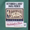 Men's Boston Celtics Paul Pierce #34 Mitchell&Ness Green 2007-08 Hardwood Classics Authentic Jersey - jerzelite