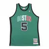 Men's Boston Celtics Kevin Garnet  #5 Mitchell & Ness Green 2007-08 Hardwood Classics Authentic Jersey - jerzelite