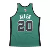 Men's Boston Celtics Ray Allen #20 Mitchell & Ness Green 2007-08 Hardwood Classics Authentic Jersey - jerzelite