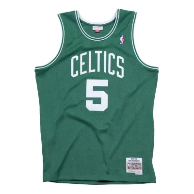 Men's Boston Celtics Kevin Garnet #5 Mitchell & Ness Green 2007-08 Hardwood Classics Swingman Jersey - jerzelite