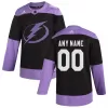 Men Tampa Bay Lightning Adidas Custom NHL Jersey - jerzelite