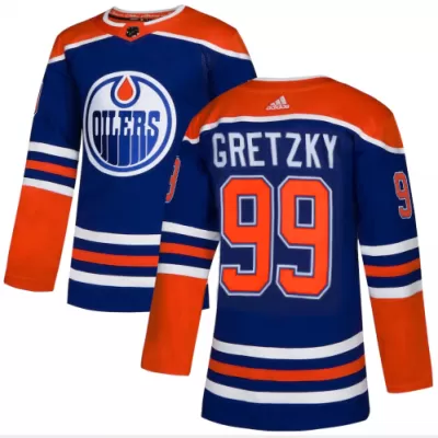 Men Edmonton Oilers Wayne Gretzky #99 Adidas NHL Jersey - jerzelite