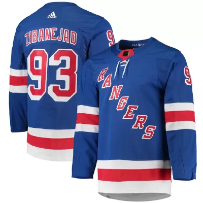 Men New York Rangers Mika Zibanejad #93 Adidas NHL Jersey - jerzelite