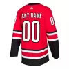 Men Carolina Hurricanes Adidas Custom NHL Jersey - jerzelite