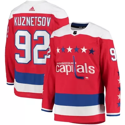 Men Washington Capitals Evgeny Kuznetsov #92 Adidas NHL Jersey - jerzelite