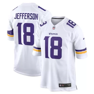 Men Minnesota Vikings Justin Jefferson #18 Nike White Game Jersey - jerzelite