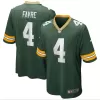 Men Green Bay Packers Brett Faver #4 Nike Green Game Jersey - jerzelite