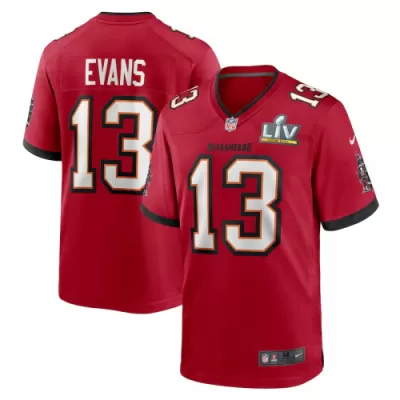 Men Tampa Bay Buccaneers Mike Evans #13 Nike Red Game Jersey - jerzelite