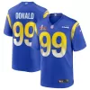 Men Los Angeles Rams Aaron Donald #99 Nike Royal Game Jersey - jerzelite