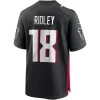 Men Atlanta Falcons Calvin Ridley #18 Nike Black Game Jersey - jerzelite