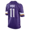 Men Minnesota Vikings Kellen Mond #11 Nike Purple Game Jersey - jerzelite