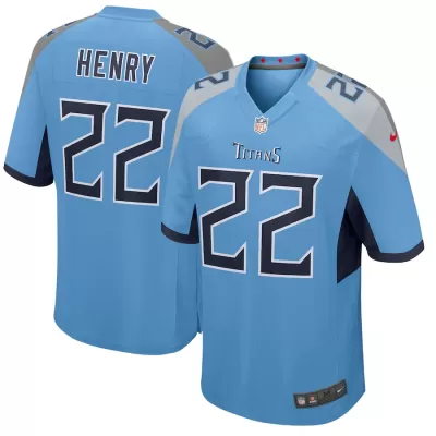 Men Tennessee Titans Derrick Henry #22 Nike Light Blue Game Jersey - jerzelite