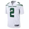 Men New York Jets Zach Wilson #2 Nike White Game Jersey 2021 - jerzelite