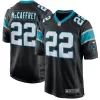 Men Carolina Panthers Christian McCaffrey #22 Nike Black Jersey - jerzelite