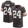 Men Cleveland Browns Nick Chubb #24 Nike Brown Game Jersey - jerzelite