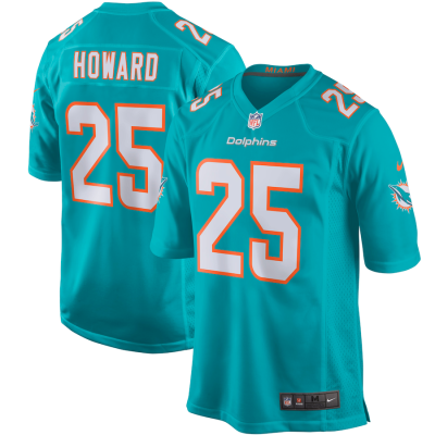 Men Miami Dolphins Xavien Howard #25 Nike Game Jersey - jerzelite