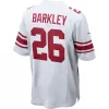 Men New York Giants Saquon Barkley #26 Nike White Game Jersey - jerzelite