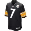 Men Pittsburgh Steelers Ben Roethlisberger #7 Nike Black Game Jersey - jerzelite