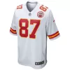 Men Kansas City Chiefs Travis Kelce #87 Nike White Game Jersey - jerzelite