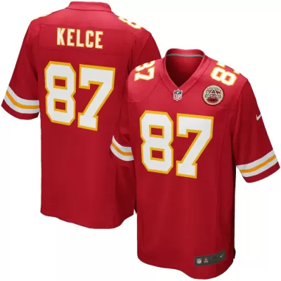 Men Kansas City Chiefs Travis Kelce #87 Nike Red Game Jersey - jerzelite