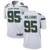 Men New York Jets Quinnen Williams #95 Nike White Game Jersey - jerzelite