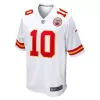 Men Kansas City Chiefs Tyreek Hill #10 Nike White Game Jersey - jerzelite