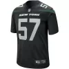 Men New York Jets C.J. MOSLEY #57 Nike Black Game Jersey - jerzelite